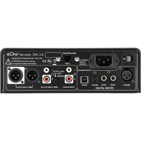 Bel Canto-Bel Canto eOne DAC 2.8-00