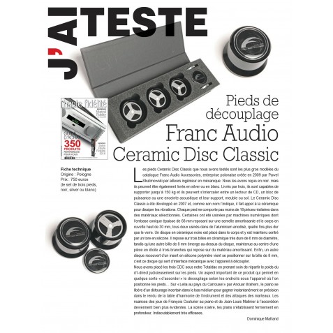 Franc Audio Accessories Ceramic Disc Fat Foot