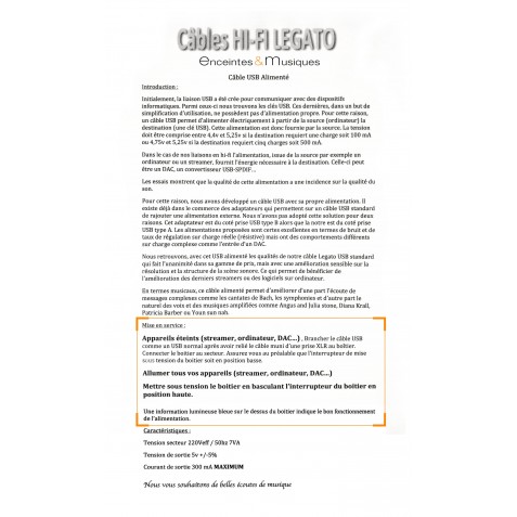 Legato Audio-Legato Referenza Superiore USB avec alimentation-00