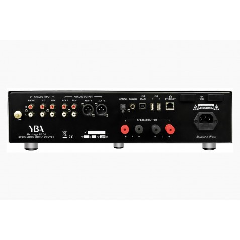 YBA-YBA Heritage R100 Streaming Music Center silver-démo-00