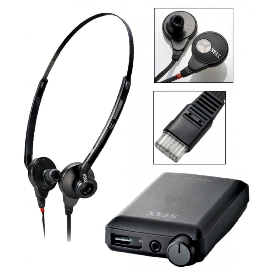 STAX-STAX Combo SRS-002 Ecouteurs intra auriculaire + Driver-00