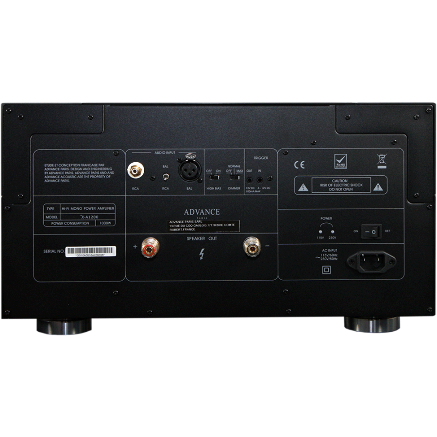 Advance Acoustic-Advance Ampli de puissance Mono X-A1200-00