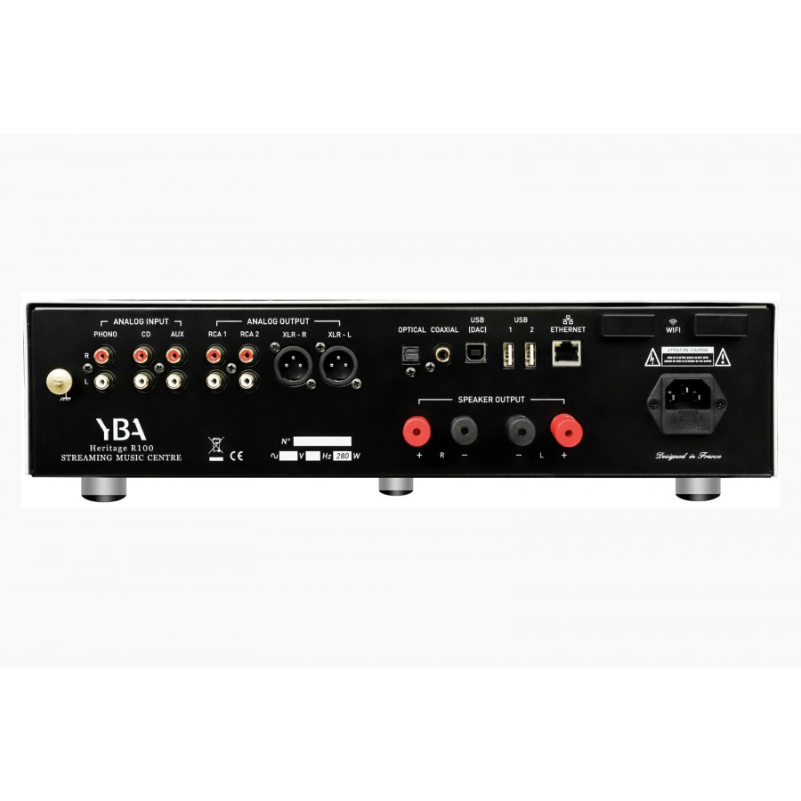 YBA-YBA Heritage R100 Streaming Music Center silver-démo-00