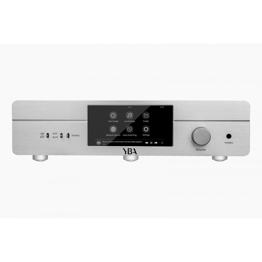 YBA-YBA Heritage R100 Streaming Music Center silver-démo-00