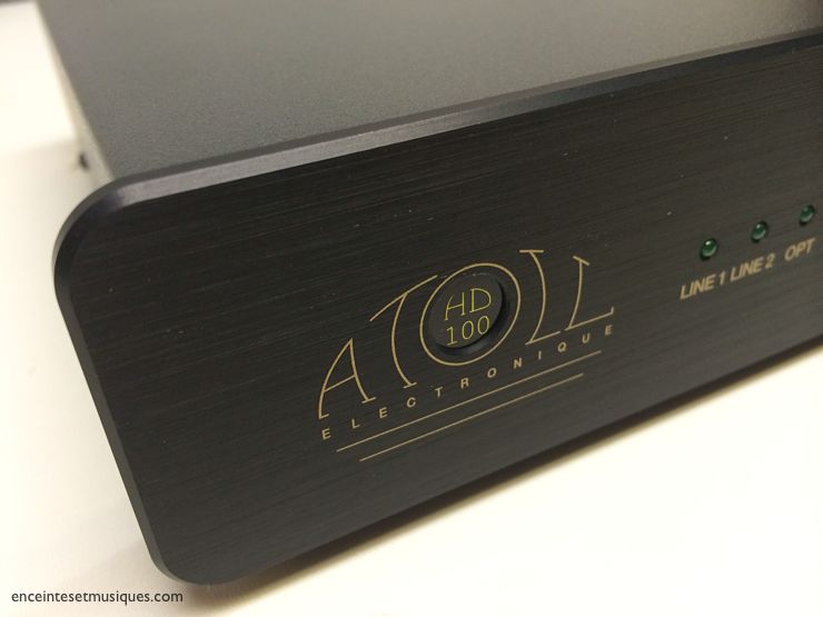 Atoll HD100: DAC et préampli casque, dans notre salle, avec la version EM