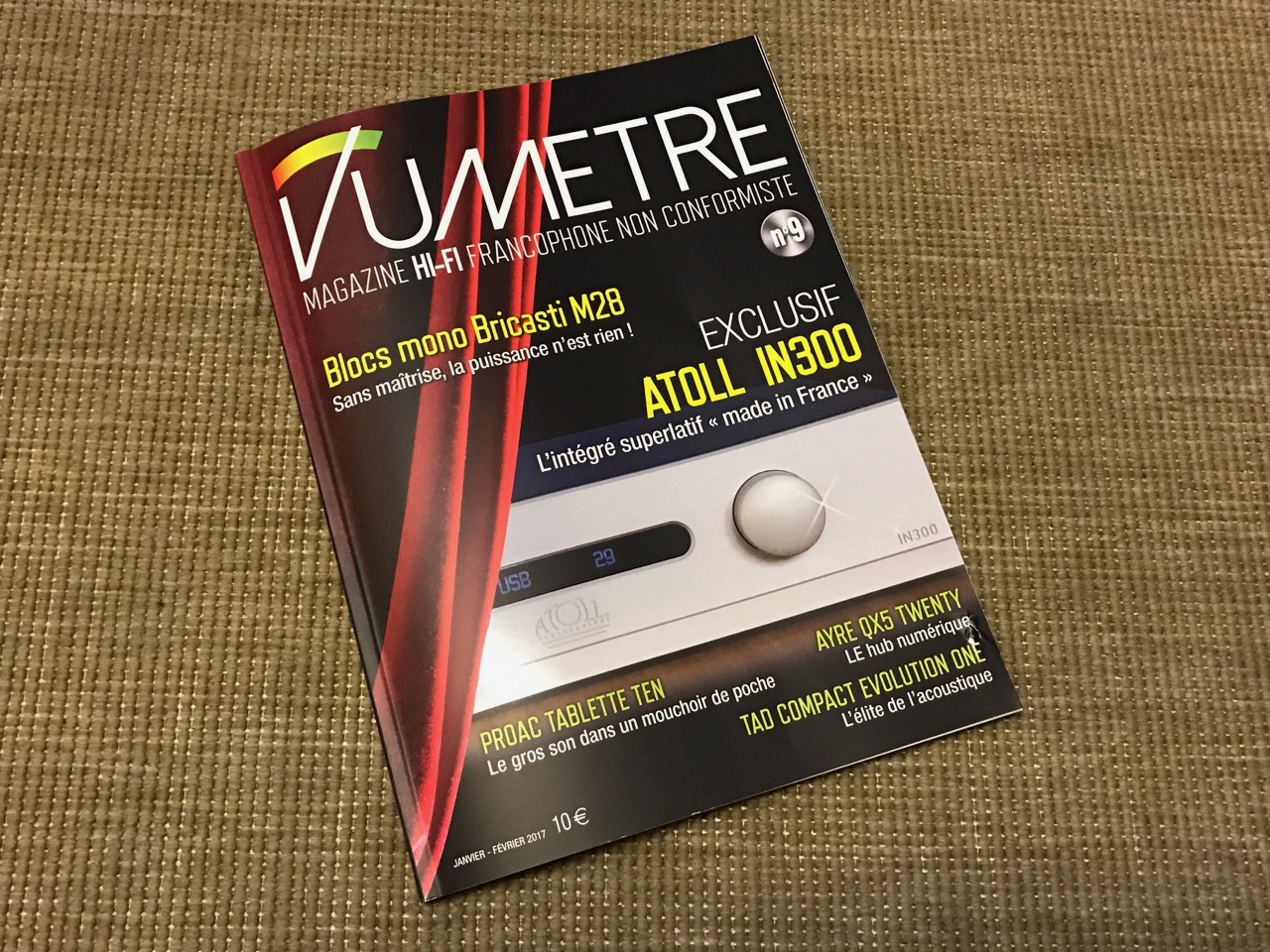 VUMETRE n° 9 disponible chez E&M