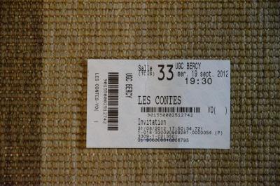 Un ticket (de cinéma) pour l'Opéra
