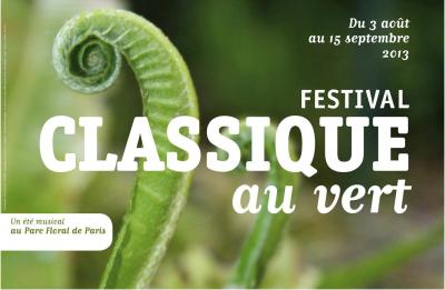 Classique au vert 2013: le festival de musique classique au Parc Floral de Vincennes