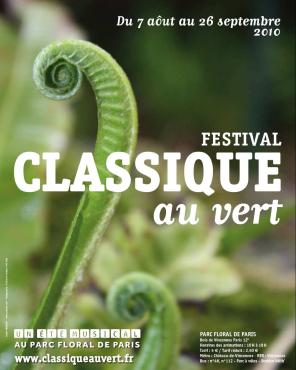 Festival Classique au vert - Paris - du 4 août au 16 septembre 2012