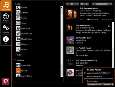 Daphile: le streaming Qobuz confortable et qualitatif, commandé par tablette