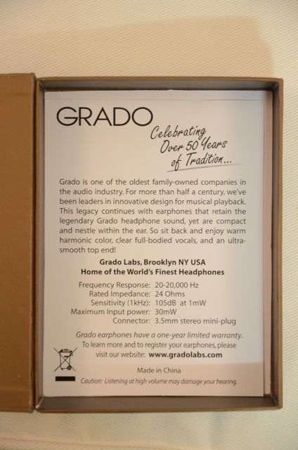 Grado IGI ecouteurs intra-auriculaires