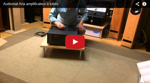 Amplificateur Audiomat Aria: déballage, vérification et mise en route d'un ampli à tubes Audiomat, en vidéo
