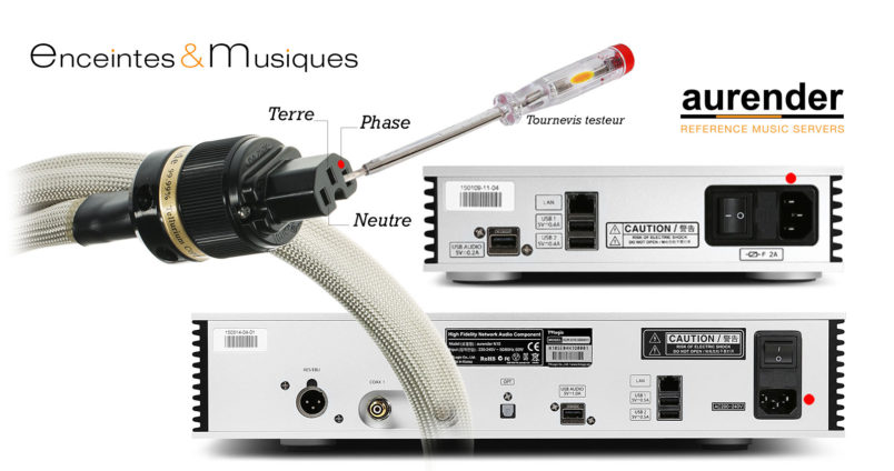 phase secteur iec aurender