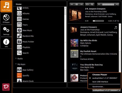 Daphile: le streaming Qobuz confortable et qualitatif, commandé par tablette
